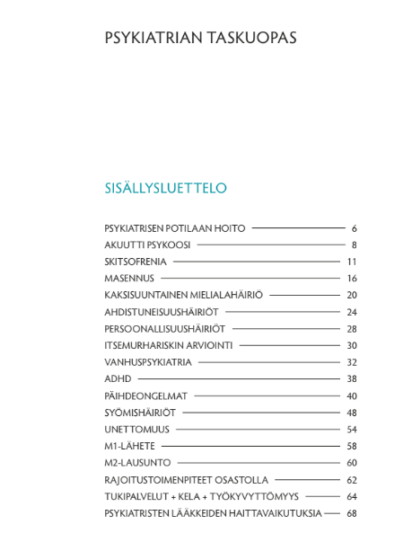 Psykiatrian taskuopas - Image 2